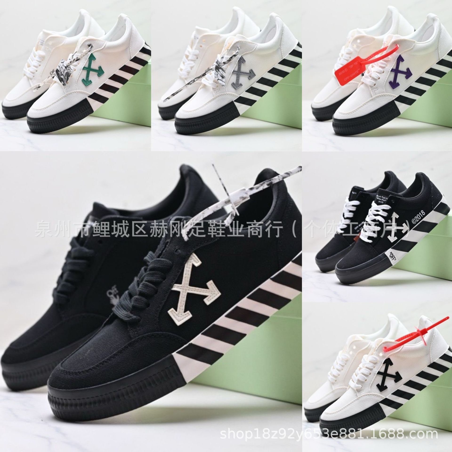 Putian Shoes Men's White Shoes Off Thick-Soled Fashion Versatile White Top Version Low-Cut Sneakers Men's and Women's Canvas Shoes