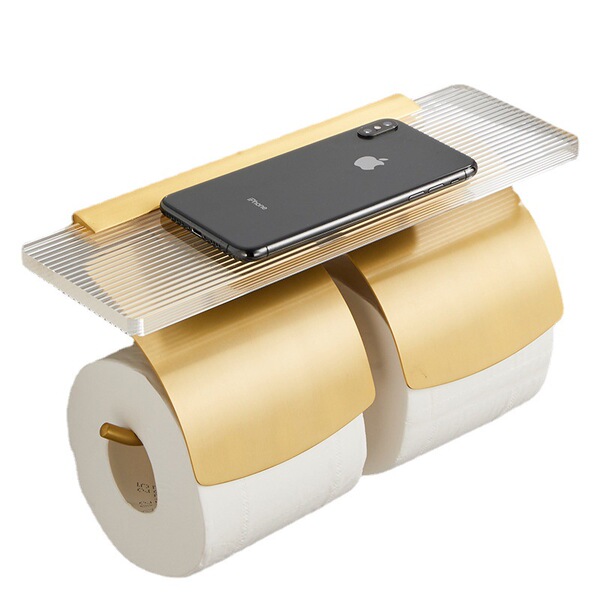 Acrylic bathroom tissue rack free of punching toilet rolling paper…