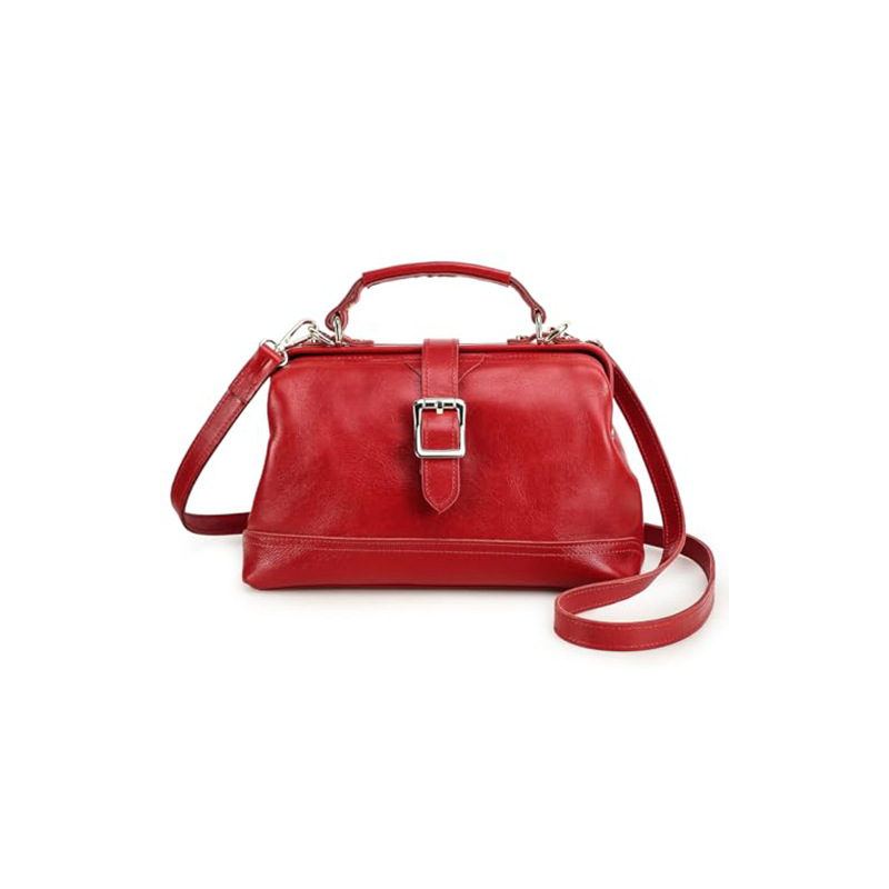 Amazon New Arrival Doctor Bag - Minimalist European & American Style Clasp Bag For Women, Fashionable Versatile Handbag & Shoulder Bag For Commuting - Thumbnail 2