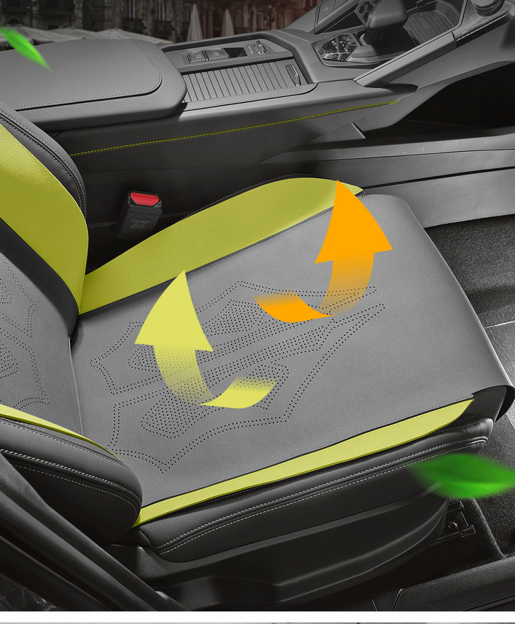 The new special car is suitable for Lynk 010306 saddle cushion suede car cushion four seasons seat cushion cover