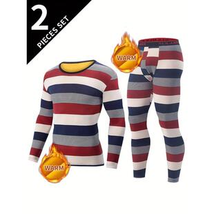 X 55752 Fashion Print Thermal Underwear Set ӡ����ů����