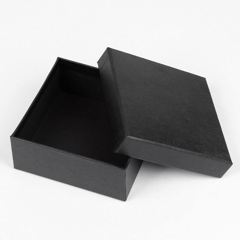 Black Necklace Ring Bracelet Pendant Jewelry Display Packaging Gift Box_voghion.com