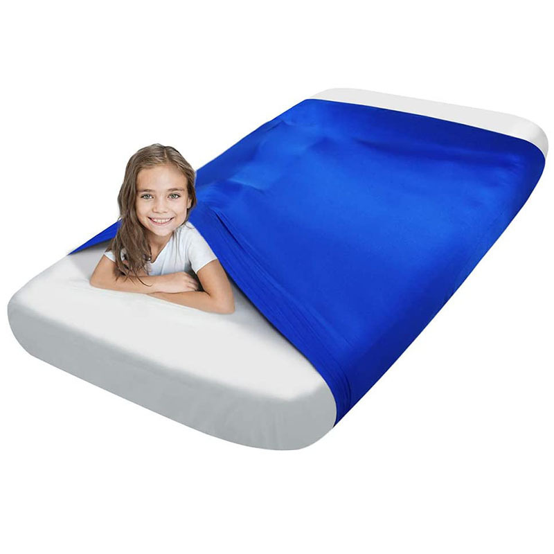 Amazon Niños Sábanas de compresión sensoriales de color sólido Nylon Auto-Reduce Stress SingleSensory blank
