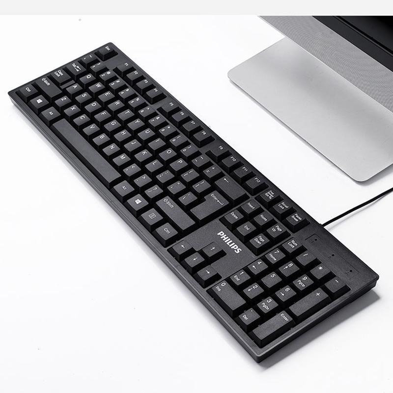 フィリップス6234有線キーマウスセットオフィス家庭用マウスキーボード2点セット現物c234|undefined