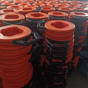 Fish-Shaped Threader, Wire Fish-Shaped Threader, Orange Steel Wire Threader, Plastic Boxed Threader