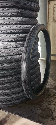 Non-industrial tires hand trucks, 26x2 other/2 construction - camel-pattern-solid-tire-26x212-model