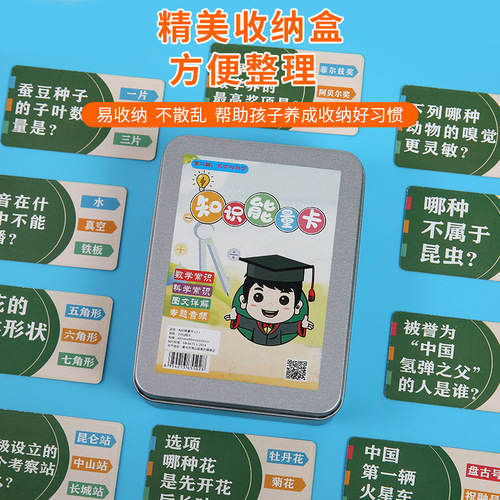 New knowledge energy card common sense encyclopedia for primary and secondary school students, cognitive and interesting answer knowledge energy card
