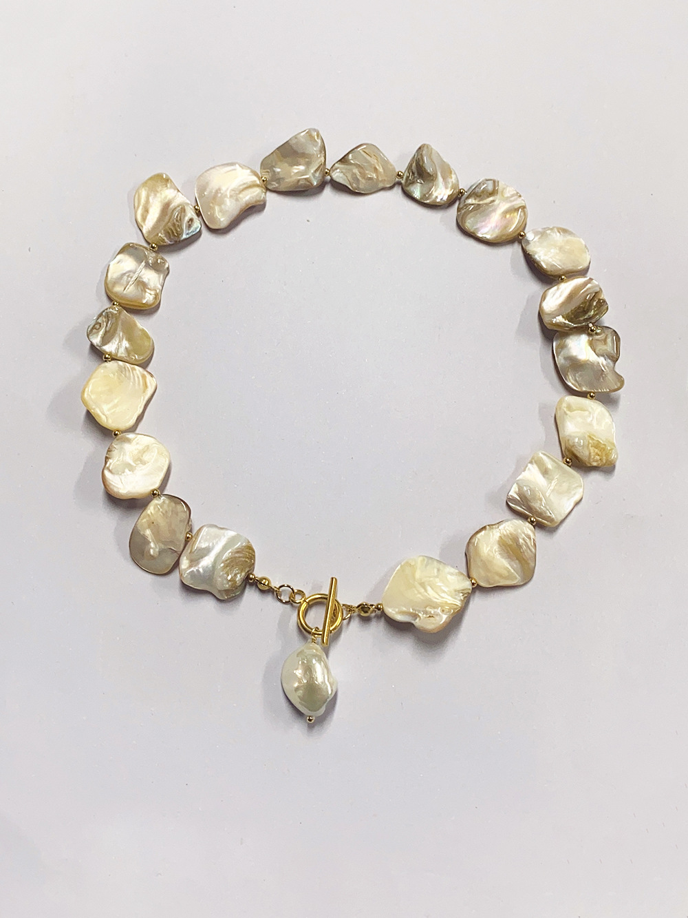 Beach Simple Style Geometric 304 Stainless Steel Freshwater Pearl Shell Natural Inlaid Shell Women's display picture 17