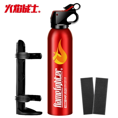 Flame Warrior Mfj600 National Standard Dry Powder Car Fire Extinguisher, Explosion-Proof, Freeze-Proof, High Temperature Resistant, Annual Inspection Must Pass, Suitable for Home Use (Vehicle fire extinguisher) - mfj600-red-comes-with-hanger-velcro
