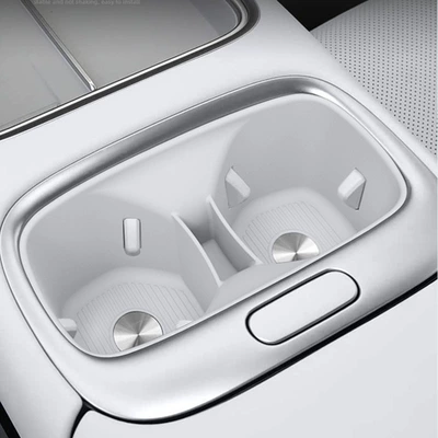 Suitable for 26 models of Xpeng MONA L03 central console cup holder silicone protective anti-slip mat car accessories modification parts