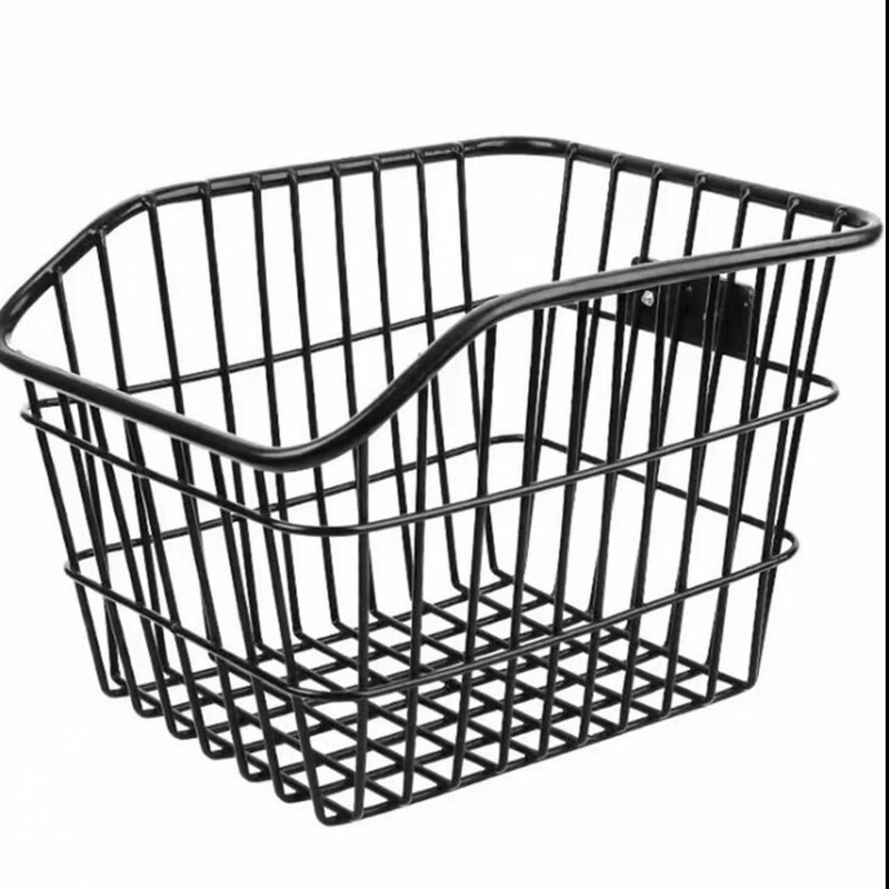 Bicycle Rear Basket, Mountain Bike Basket, Foldable Rear Basket for Carrying Backpacks, Enlarged Bicycle Rear Basket