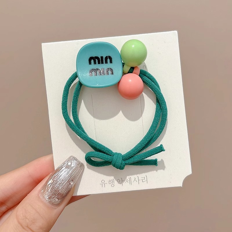 Niños correa de goma cuerda de cabello cuerda de cabello artefacto de alta elasticidad anillo de cabello toque de cabello no daña niñas adorables joyas de cabello