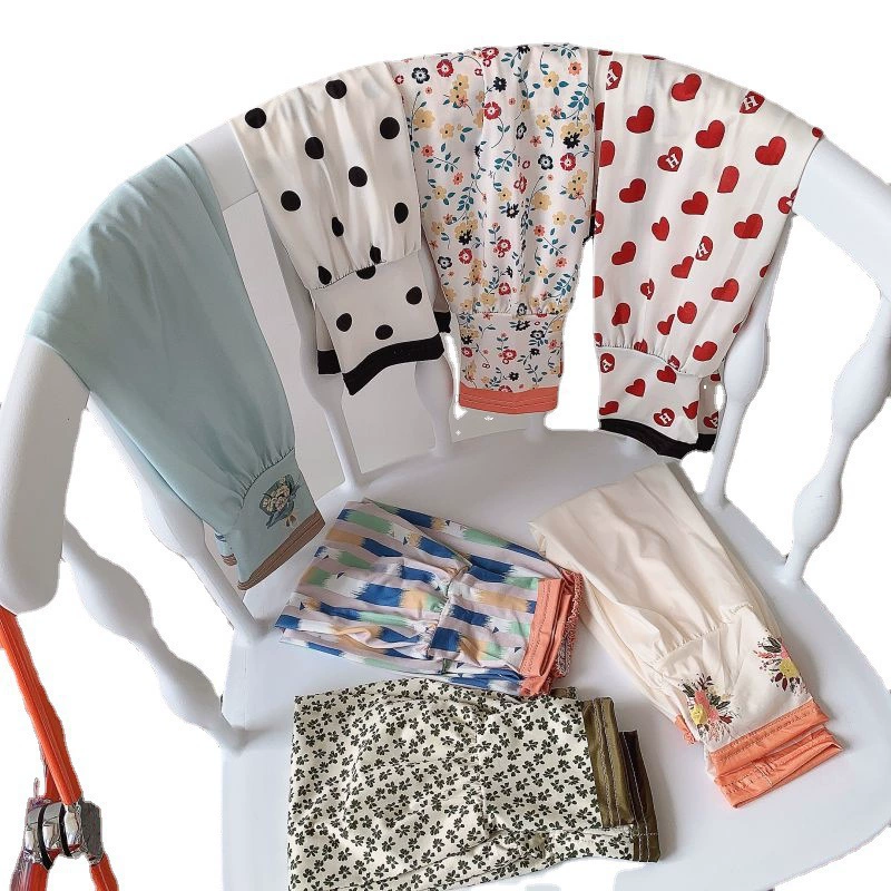 Protection sleeve for elementary school students, brand cute silk summer travel thin sleeves, sun protection