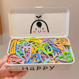 多巴胺彩色星星发夹头饰儿童可爱侧边刘海夹发卡女童碎发bb夹发饰