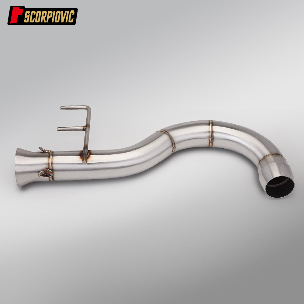 Spyder F3 Rt St Rs 1330 Modified Bombardier Spider-Man Mid-Section Exhaust Pipe with Silencer Plug