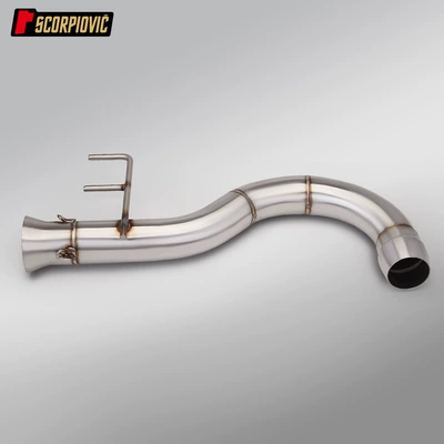 Spyder F3 Rt St Rs 1330 Modified Bombardier Spider-Man Mid-Section Exhaust Pipe with Silencer Plug