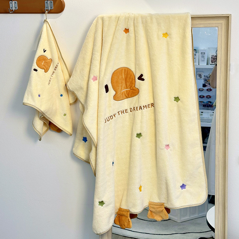 Cartoon cute bath towel