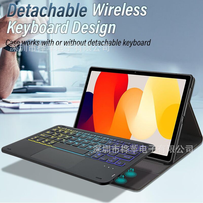 Lenovo Tab 10.1 2025タブレットワイヤレスbluetoothキーボードレザーカバーはLenovo 10.1ケースに適用されます|undefined
