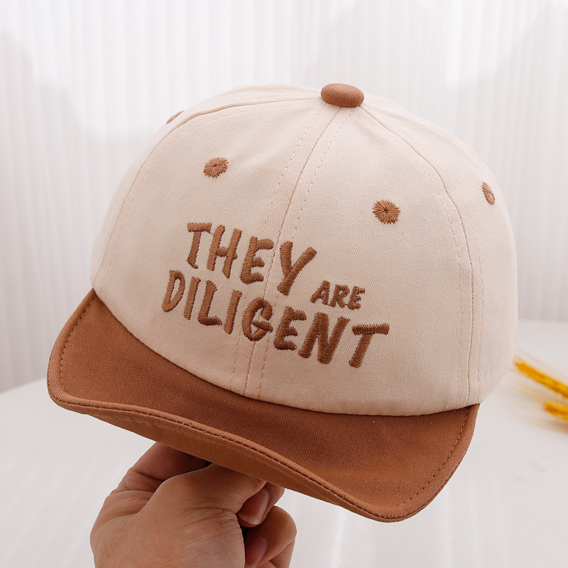 Sombreros para bebés primavera y otoño delgados sombreros de lengua de pato para bebés de algodón adorable gorra de béisbol de borde suave para niños primavera y verano