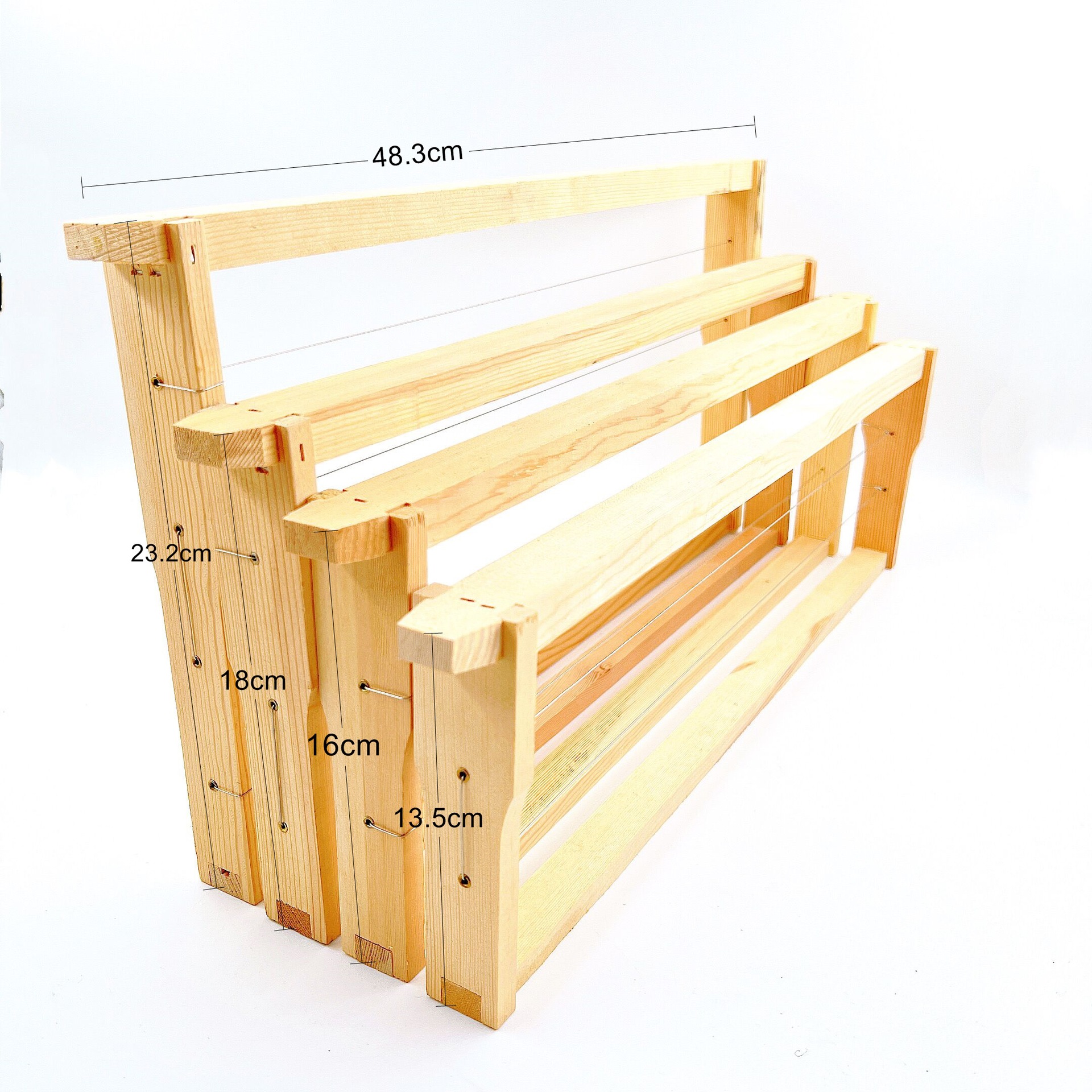 养蜂工具 出口蜂箱松木杉木散装巢框 蜂箱配件各种型号蜂产品批发