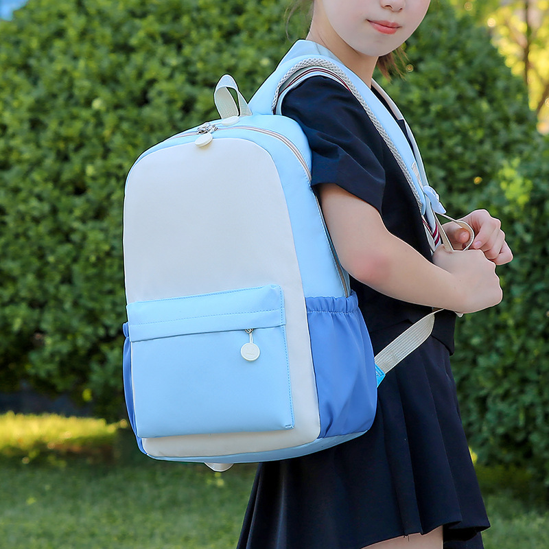 Mochila de estudiantes de primaria personalizada impresión de logotipo instituciones de capacitación escuela de remodelación mochila de regalo de viaje de ocio mochila image 2