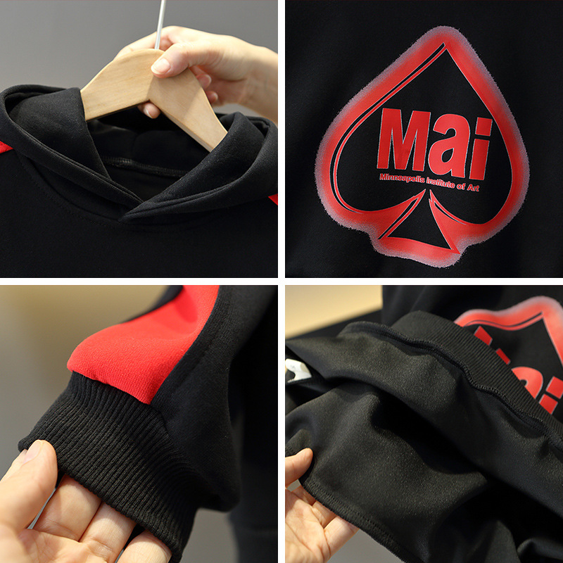 5912 traje de suéter para niños 2024 nueva primavera y otoño ropa de moda occidental para niños ropa de otoño para bebés