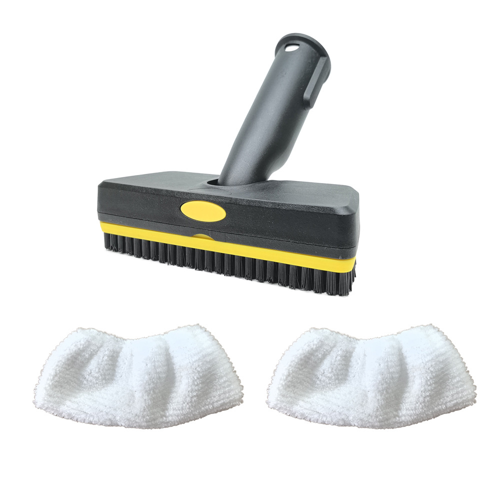 Adecuado para accesorios de vapor Karcher Kach, trapo, trapo, accesorios de vapor Karcher, cepillo redondo pequeño, cepillo de cobre