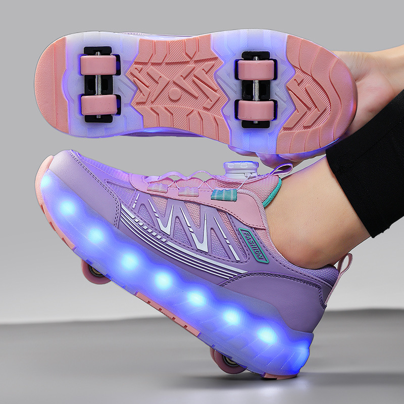 Cheap Children's Heelys Shoes Wholesale Four-Wheel Light-Up Roller Skates Girls' Toys Eight-Wheel Skates Boys' Sports Shoes Cheap Children's Heelys Shoes Wholesale Four-Wheel Light-Up Roller Skates Girls' Toys Eight-Wheel Skates Boys' Sports Shoes