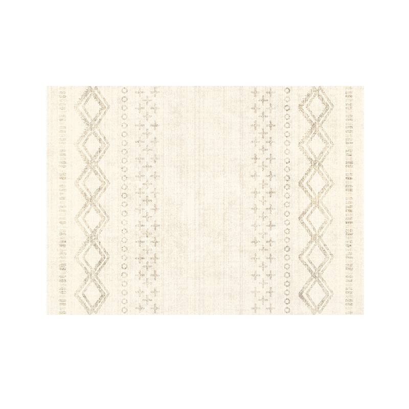 Alfombra de estilo crema francesa de venta caliente transfronteriza, sala de estar, tienda completa, alfombra de lujo ligera lavable y fácil de cuidar