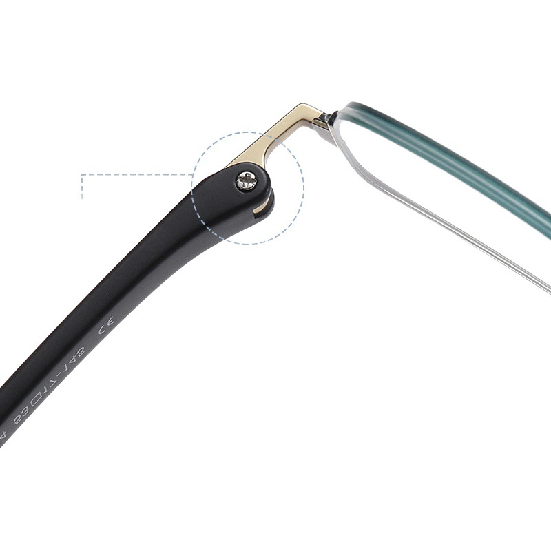 Directo de fábrica gafas de titanio puro hombres de negocios anti-azul gafas de luz ST6212 ultra ligero miopía gafas lisas