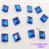 Rectangular glossy nail decoration for manicure, accessory, wholesale