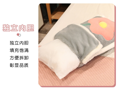 BB4C Wholesale Bedside Cushion Rectangular Pillow Girls Sleeping Leg Pillow Large Backrest Sofa Pillow