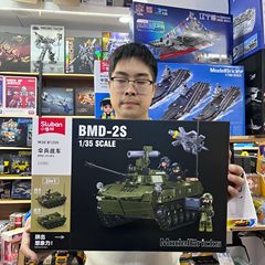 小魯班傘兵戦車の軍事戦車の積み木の模型の小さい粒子の益智は子供のおもちゃの贈り物を詰めて卸売りします。
