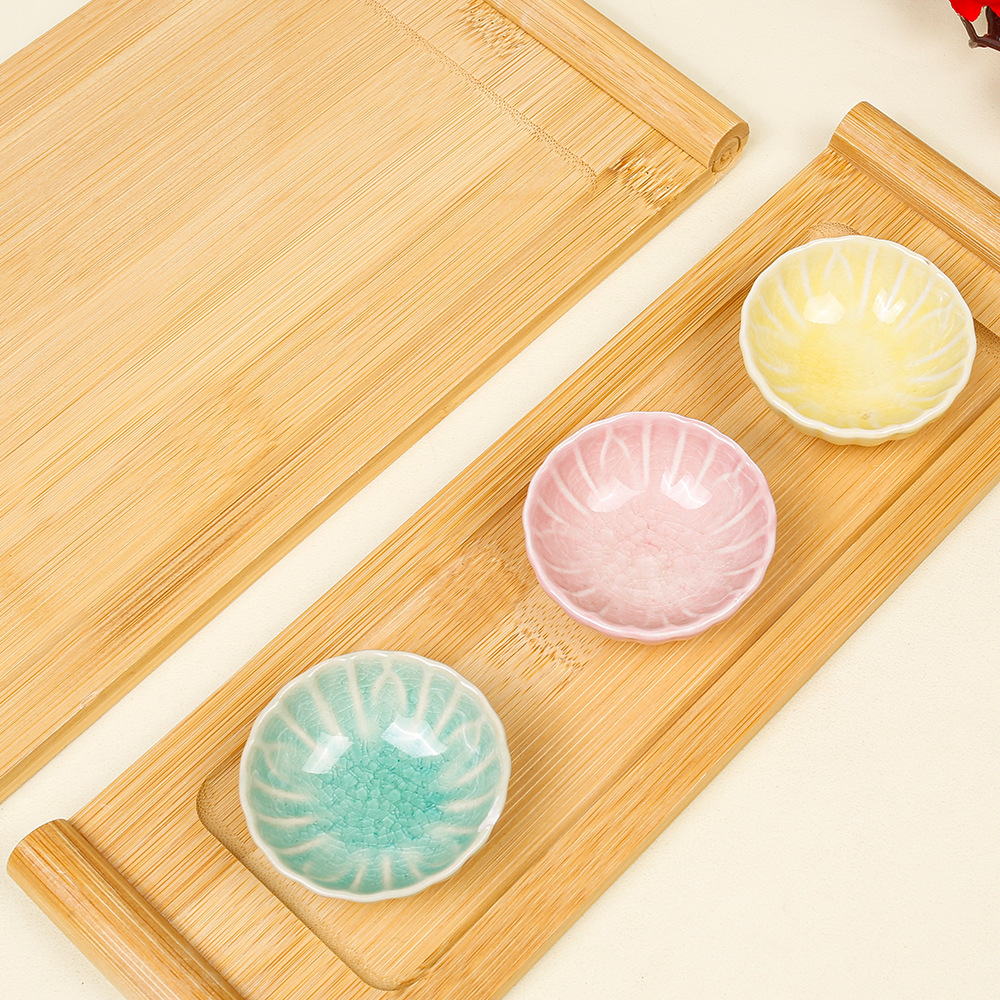 Trollo de té de madera de bambú retro al por mayor, bandejas de tazas de té para uso doméstico y comercial, bandejas de té de preparación seca, bandejas de tazas de agua, juegos de té, bandejas de té pequeñas