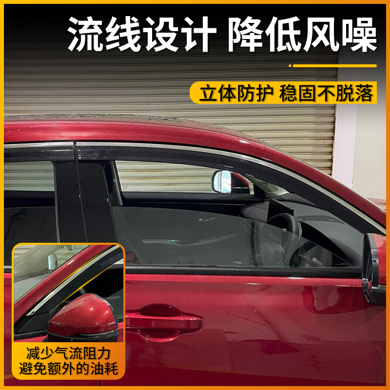 Tenxinrui es adecuado para Honda zrv lluvia escudo ventana lluvia ceja modificación lluvia escudo coche accesorios exteriores