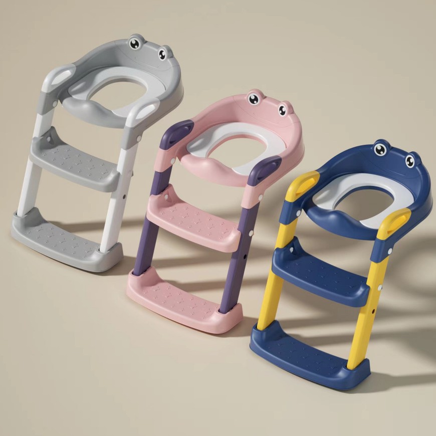 Children's Toilet Stair-Type Toilet Pvc Pad or Pu Pad Kidsren's Baby Special Toilet Auxiliary Pad Rack Ladder