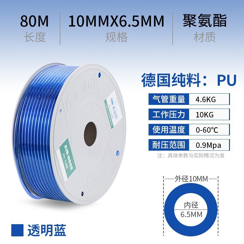 PU气动软管8mm气线12mmPU管PU气管空压机配件大全|undefined