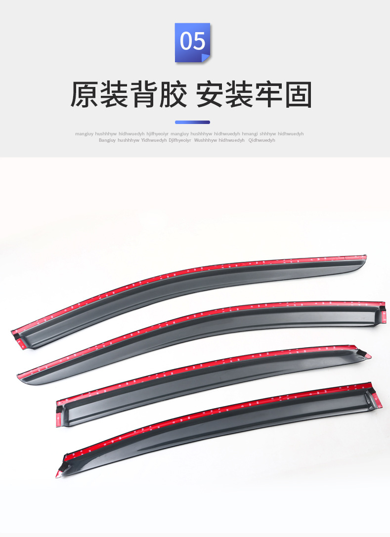 Suitable for 2018-2026 Lexus LS500h/350 models: window rain visors, rain guards, and rain deflectors for modification