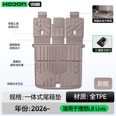 floor mat supplies, Trunk Mat - grey-zongzioriginal-factory-made-baby-safe-integrated-tpe-trunk-mat-ideal-l8livis2026-model