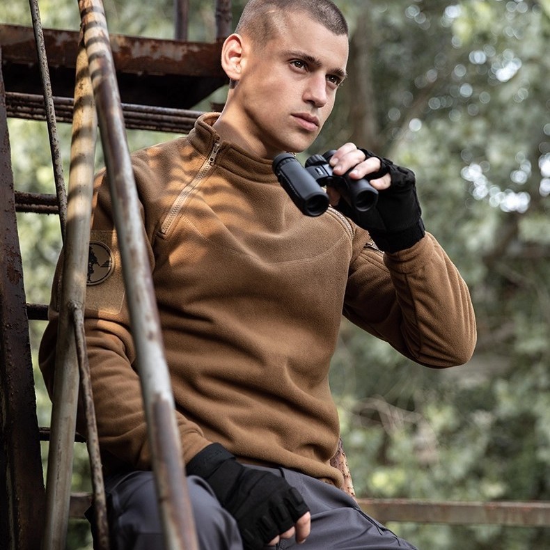 Tmall Freedom Army Same Style Tyrant Tactical Sweatshirt Men's Fleece Jacket Plus Fleece Top Windbreaker Sweatshirt