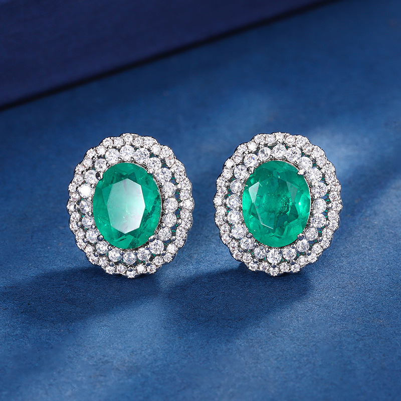 Zhuang Sheng joyería cobre Fondo chapado en oro simulación color tesoro moda retro colgante collar gran denier en forma de piedra principal 15*20