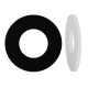 Black Graphite Nylon Gasket White Insulation Sealing Gasket Plastic Plastic Flat Gasket High Temperature Customization