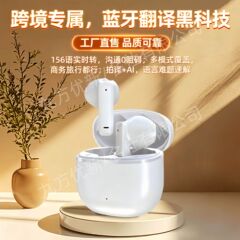 国境を越えた人気翻訳イヤホン 2025年新型ワイヤレスBluetoothイヤホン 永久無料AI翻訳機 多言語対応