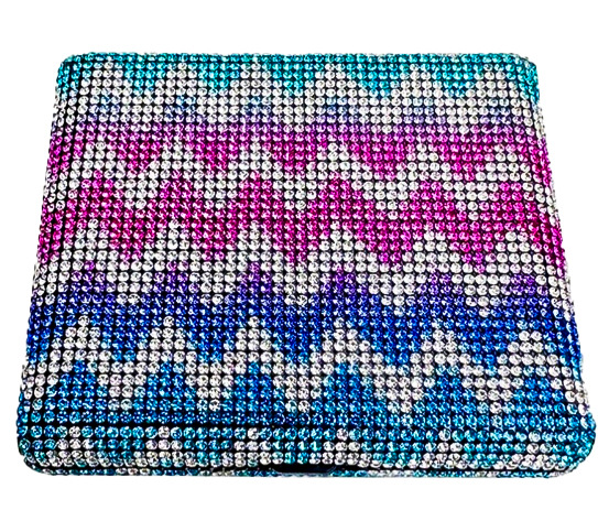 Estuche para cigarrillos ultrafino con incrustaciones de diamantes para mujer, adecuado para cigarrillos normales, medianos y delgados, creativo, resistente a la presión, a prueba de humedad, disponible en varios colores, estuche para cigarrillos de lujo ligero.