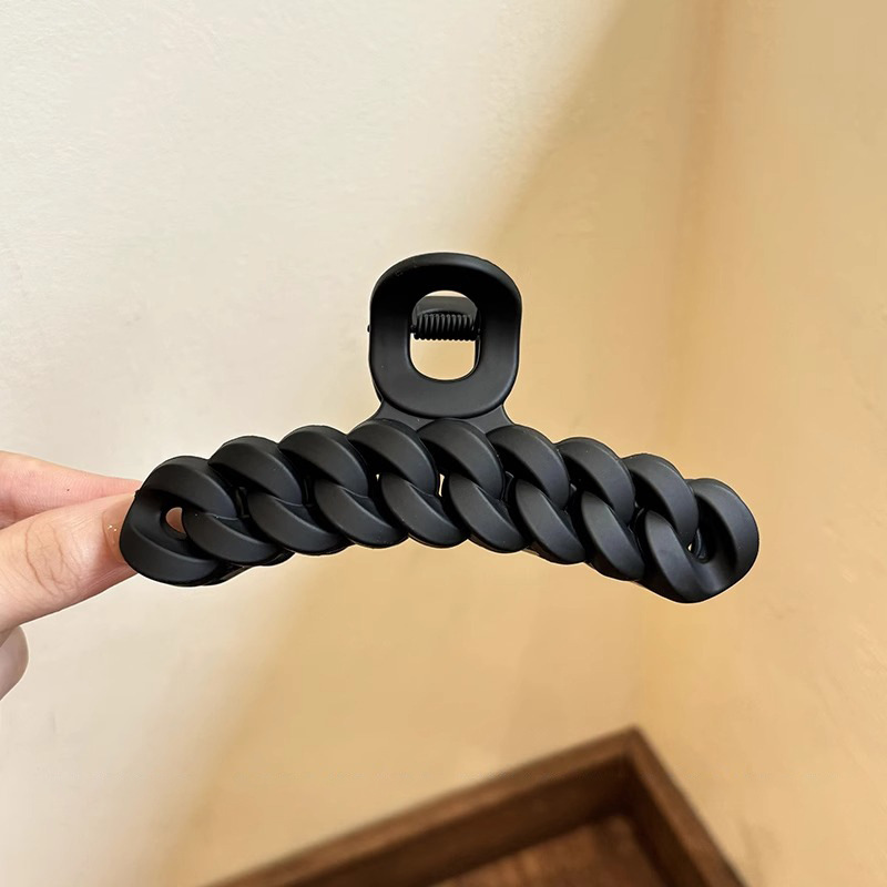 Clip de cabello refinado coreano para mujeres de alto nivel agarrar clips de cabello de tamaño grande detrás de la cabeza de cabello de tiburón clip de cabello lote de cabello