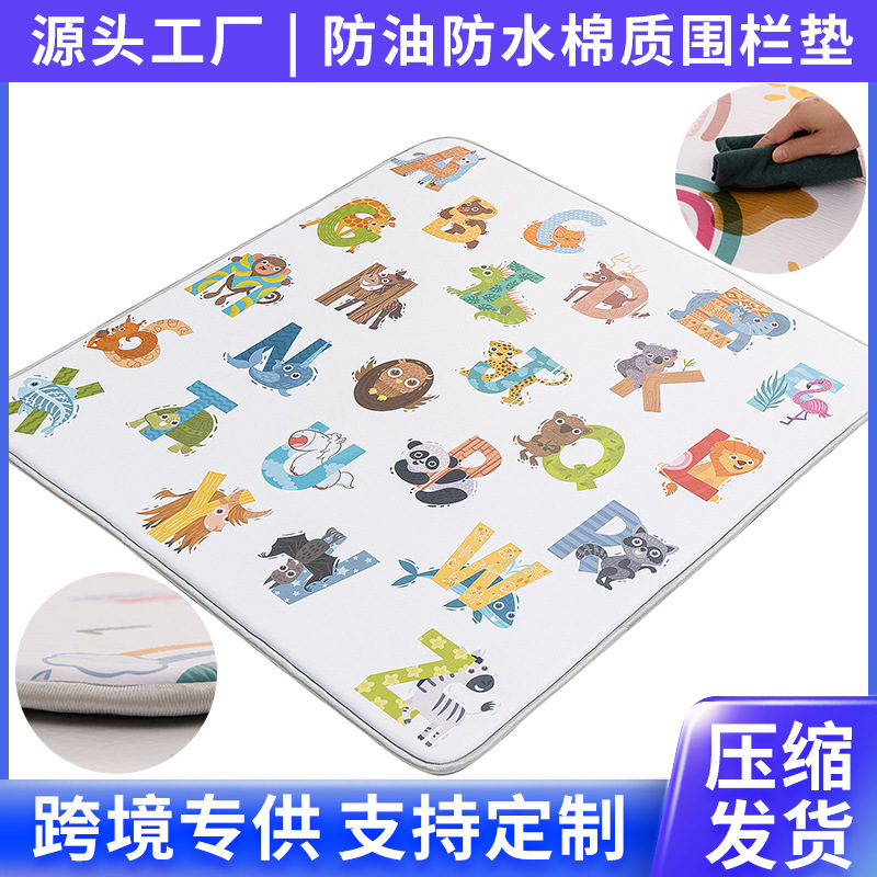 Almohadilla para gatear para bebés de Amazon Almohadilla para cercas Almohadilla para juegos impermeable y a prueba de orina Almohadilla para gatear gruesa Almohadilla antideslizante y gruesa