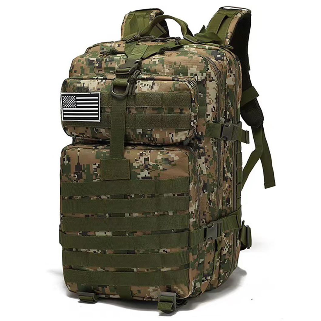 Mochila Táctica para Exteriores 3P de Tela Oxford Resistente al Desgaste