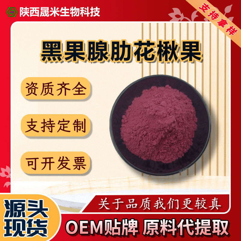 黑果腺肋花楸果粉 不老莓粉水溶黑果腺肋花楸果提取物厂家现货A级