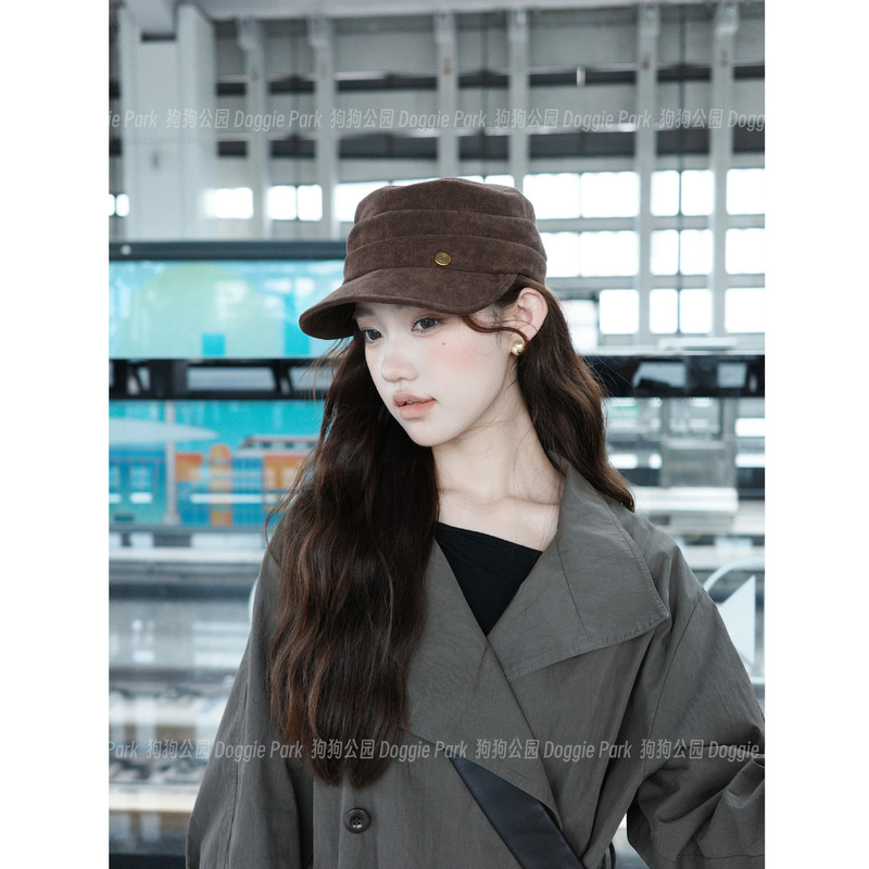 时髦马术帽女春夏秋报童帽画家帽子牛仔遮阳显脸小复古文艺鸭舌帽|undefined