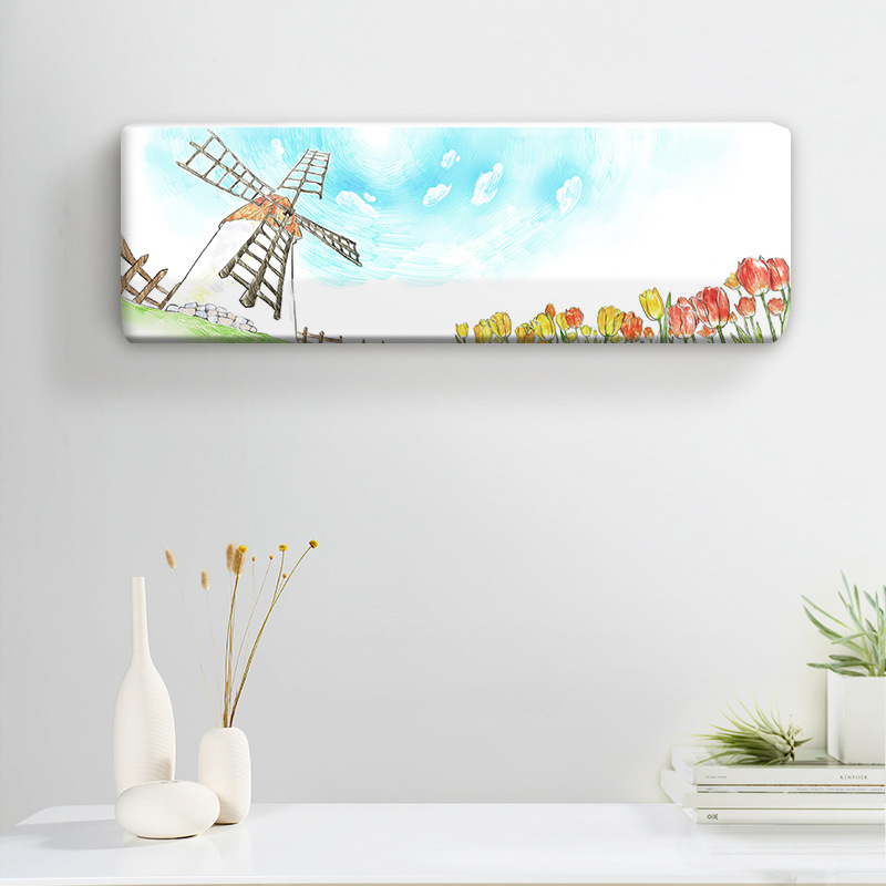 Cubierta del acondicionador de aire colgando cubierta de polvo universal 2022 Nuevo Hogar cubierta colgante cubierta de alta cubierta elástica cubierta de tela al por mayor